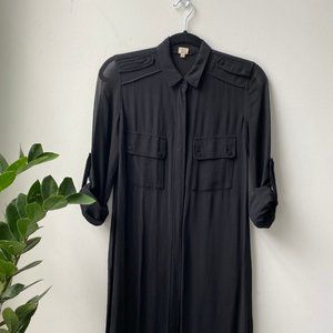 ARITZIA - WILFRED SILK GEORGETTE BUTTON DOWN